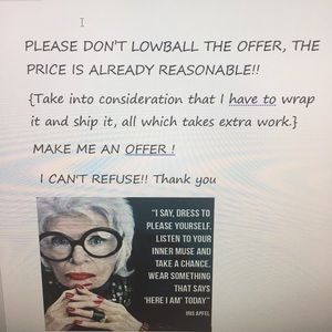 Not for Sale